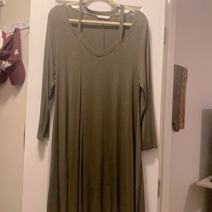 Entro long sleeve T-shirt dress